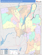 Glens Falls Metro Area Digital Map Color Cast Style